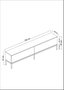 Hanah Home Soporte de TV Lord - Antracita, Negro